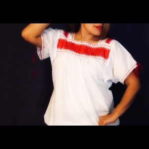 Handmade Mexican blouse